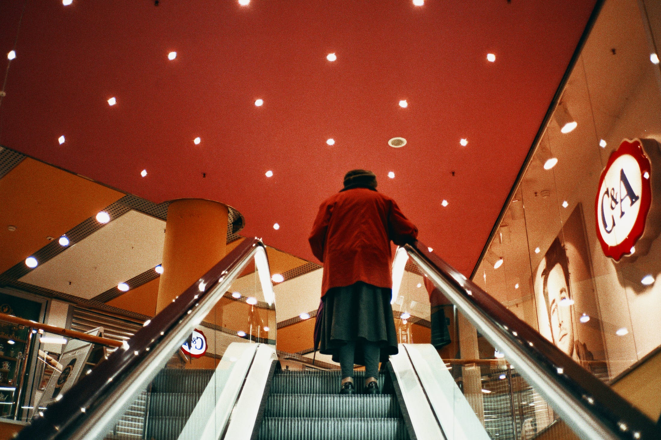 A starry ‘sky’ in the mall. Salzburg 2020