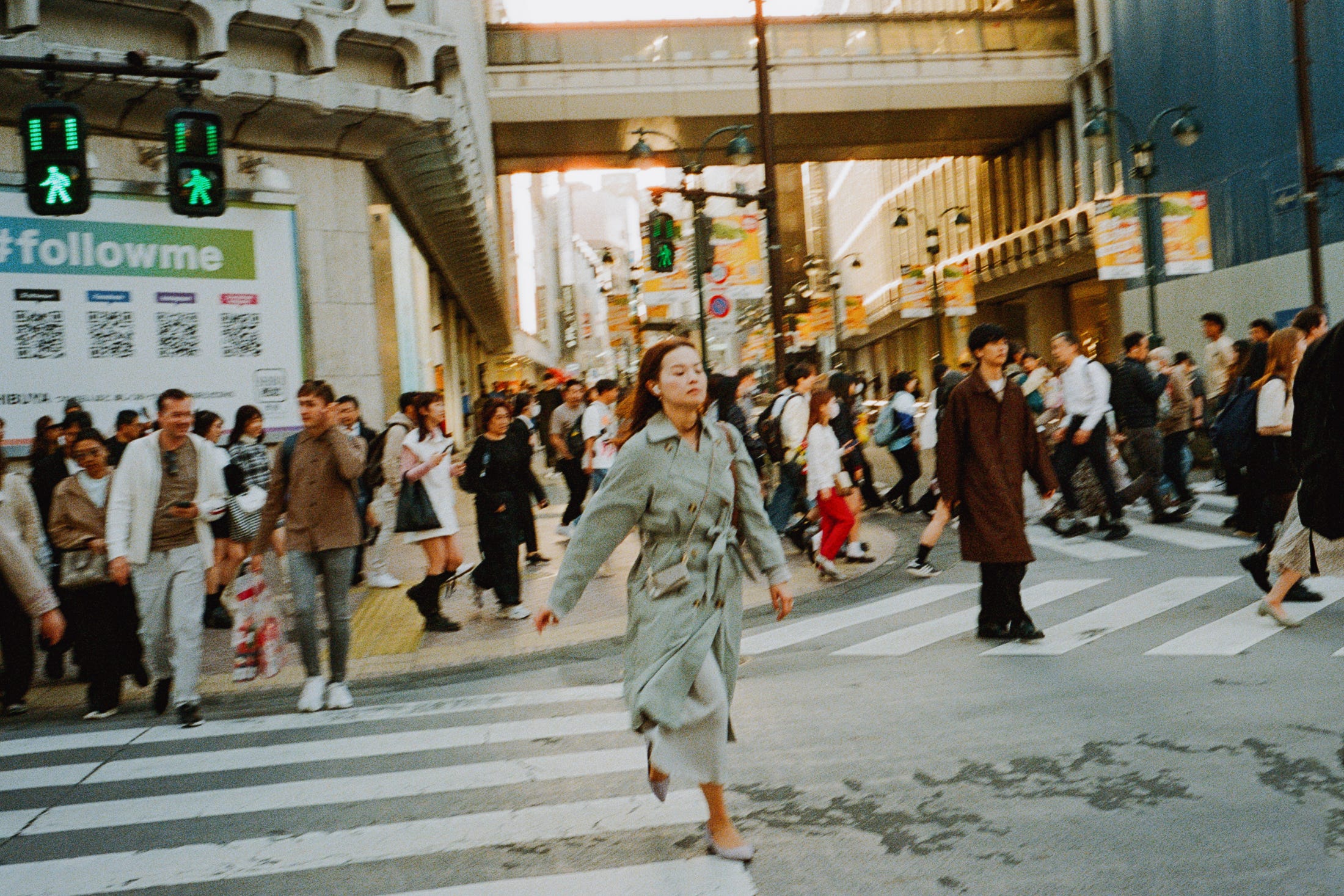 When Golden hour overlaps with Rush hour. Tokyo, 2024