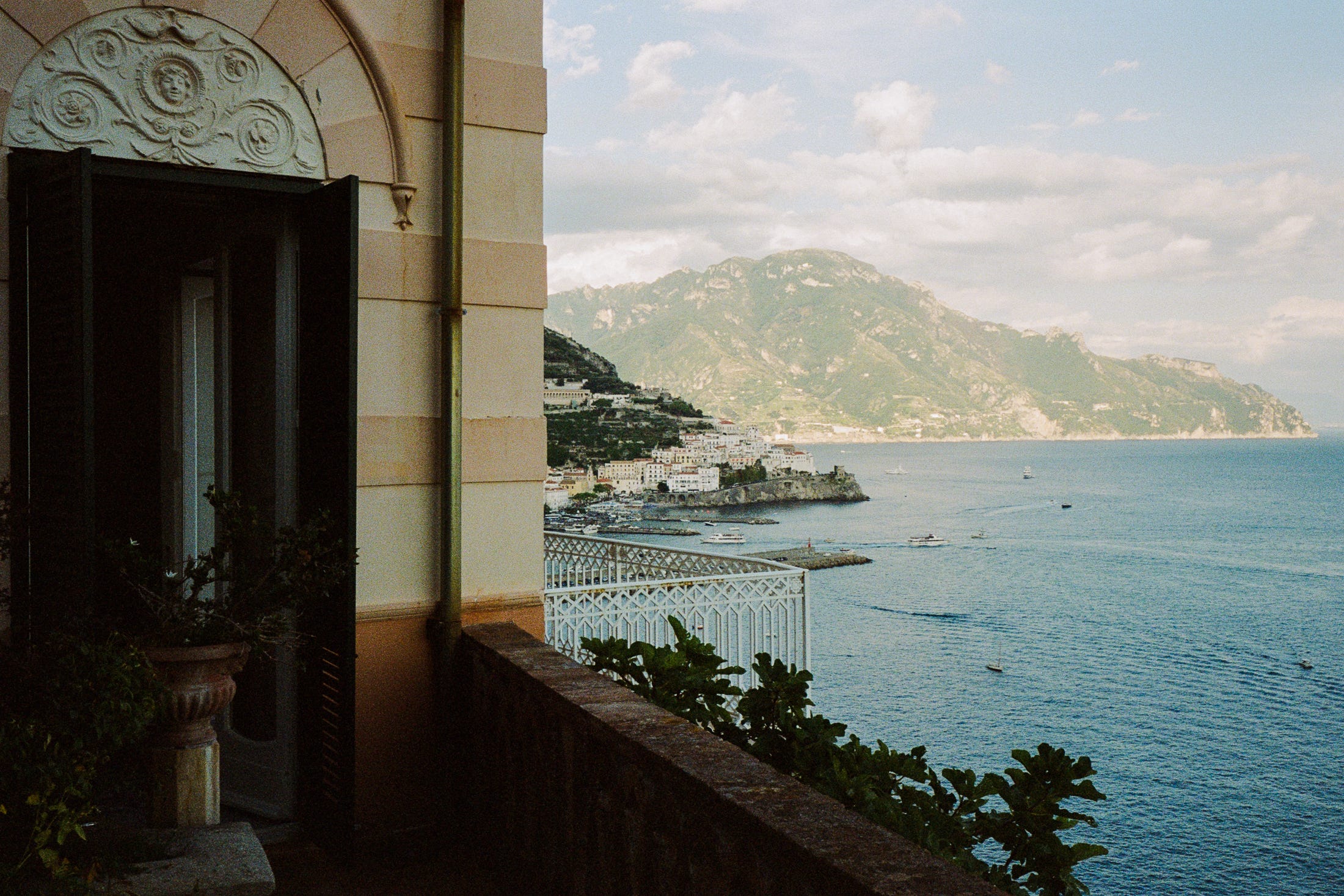 The view from where we were married. Amalfi 2022