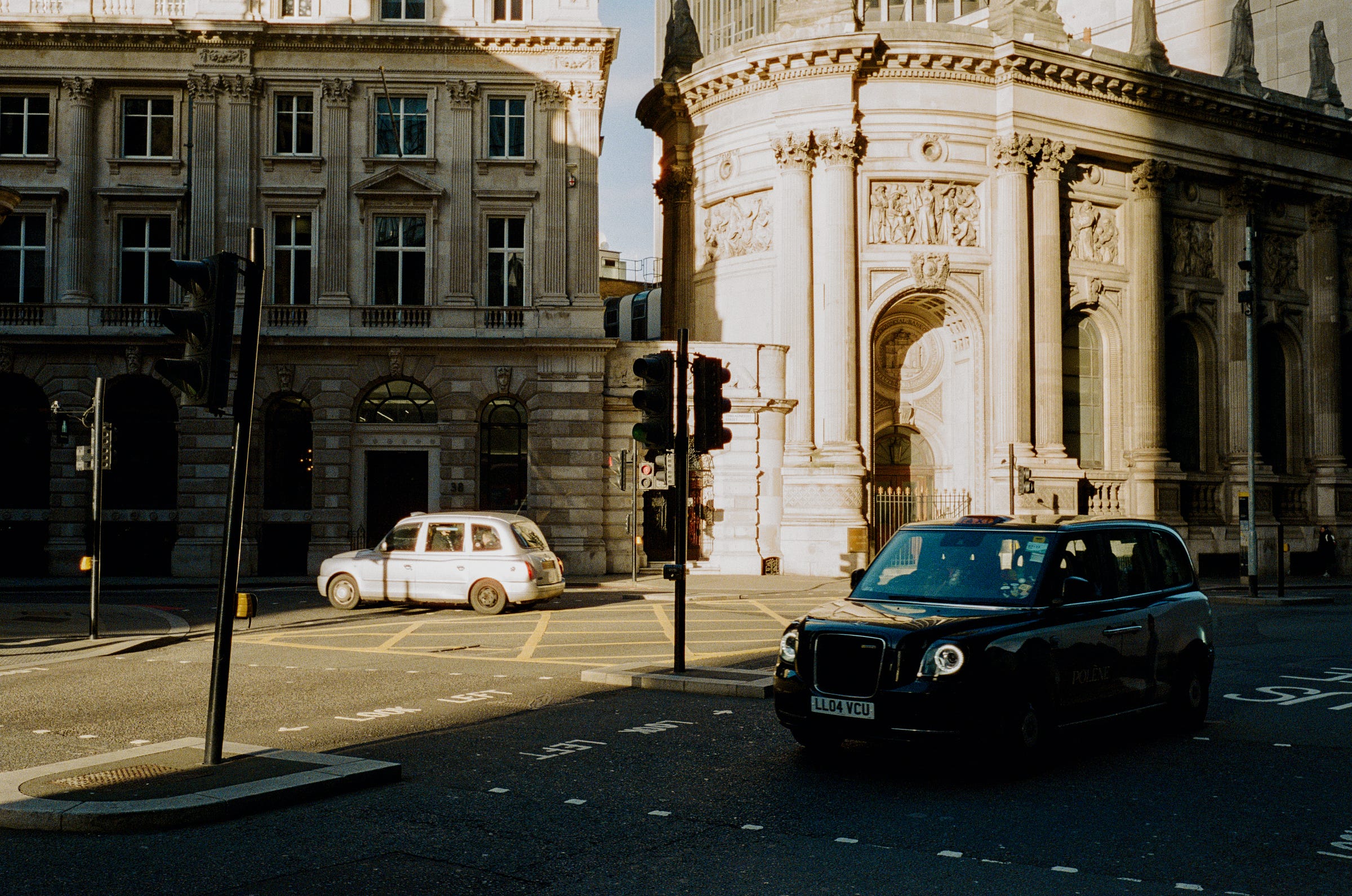 Interplay of light and dark, twice. London, 2024