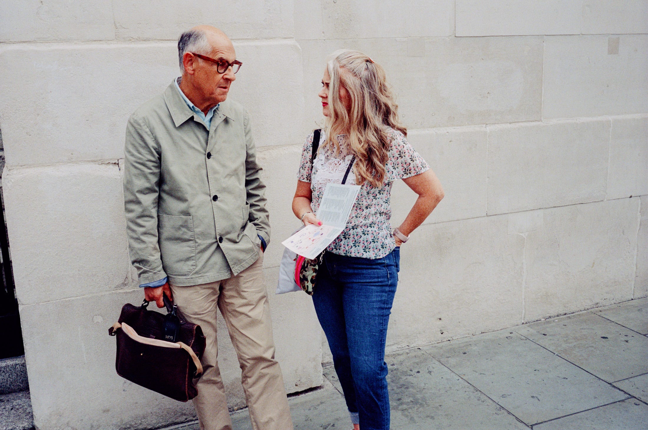 Figuring each other out, in real life. London, 2025